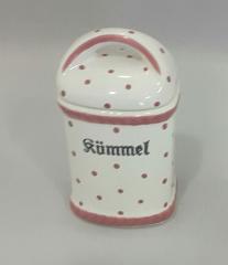 Gmundner Keramik-Dose/Gewürz eckig · Kümmel